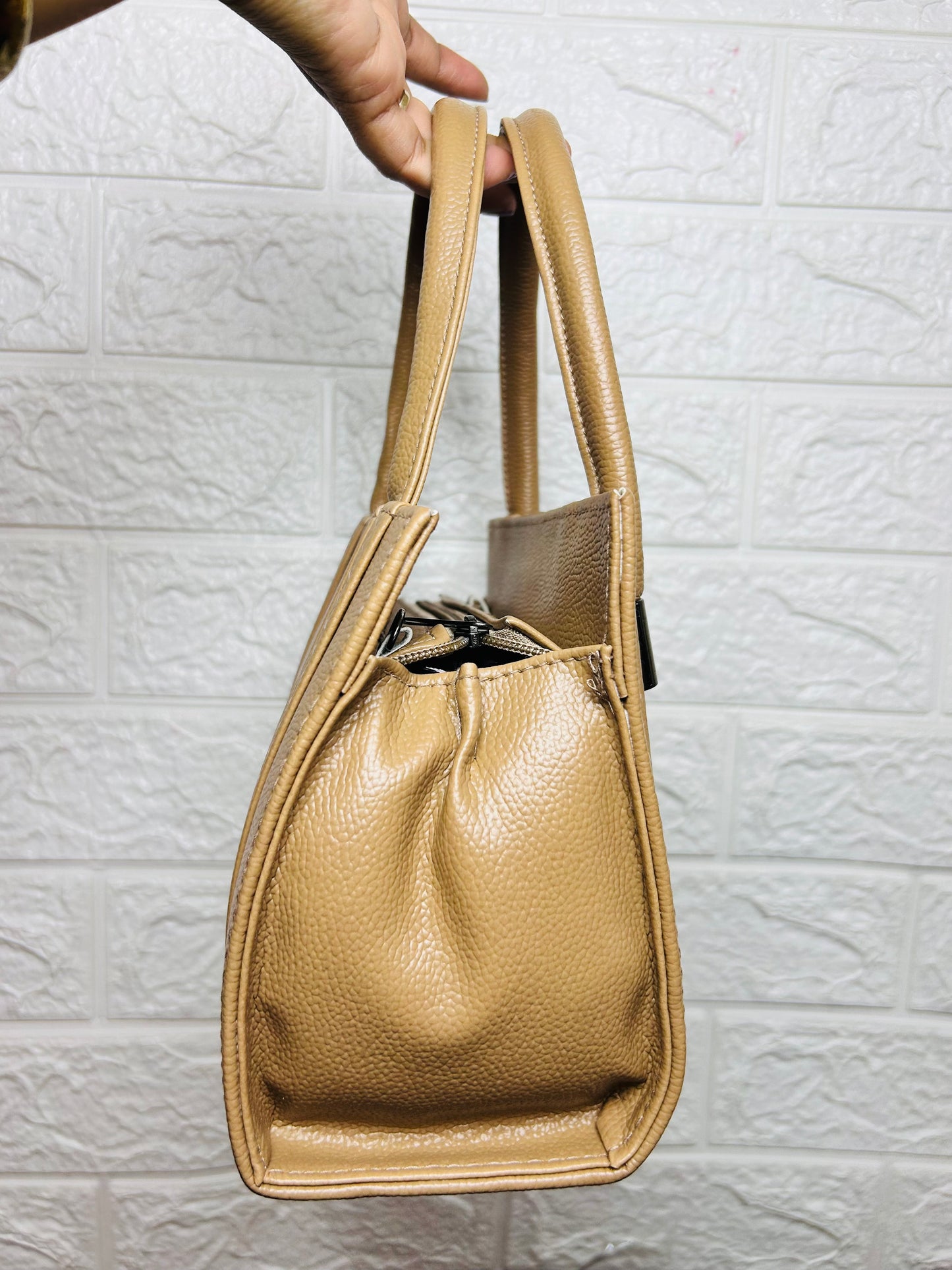 Handbag with sling bag