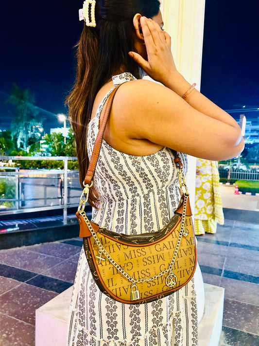 Classic Gail Half-Moon Bag