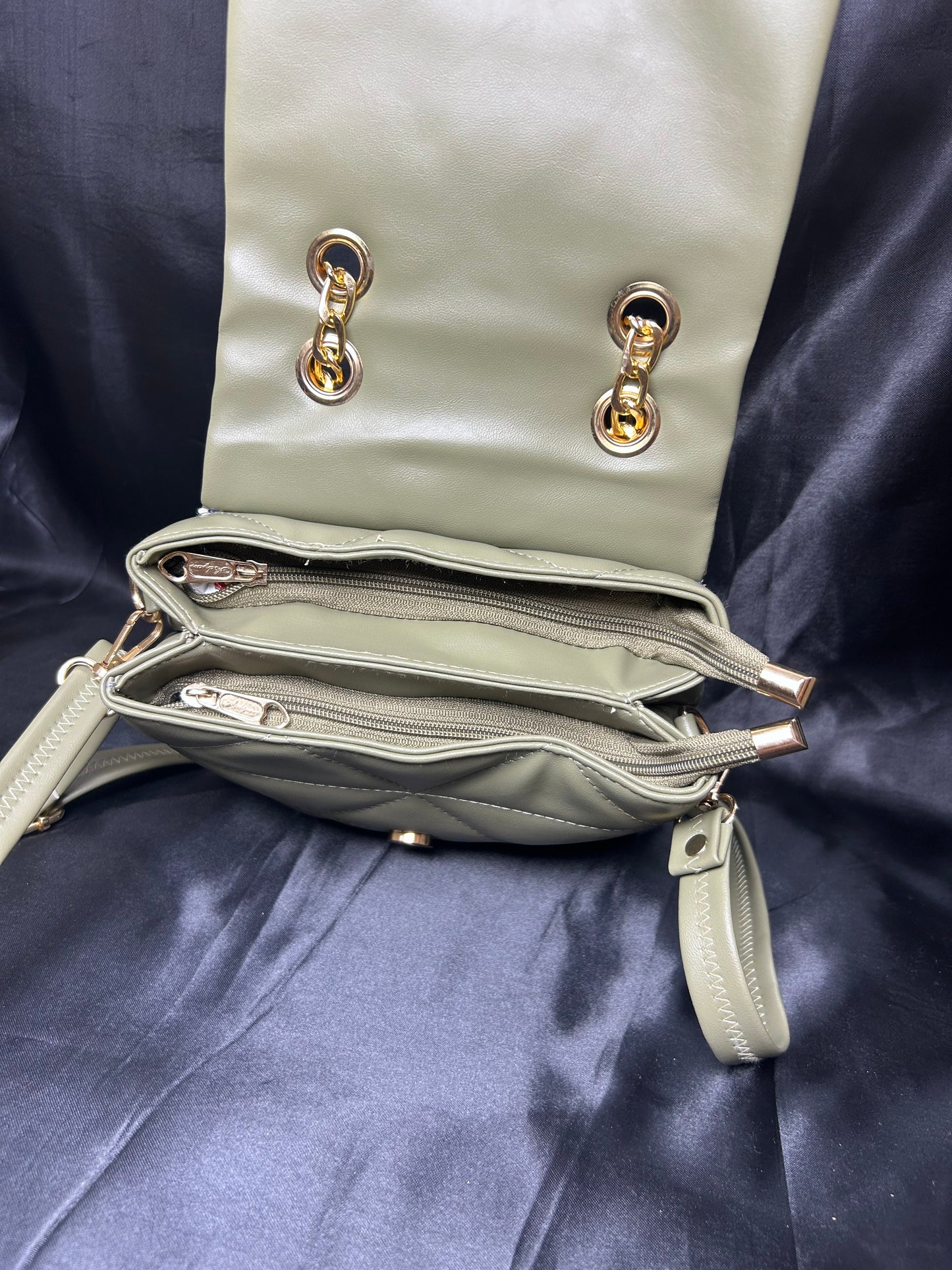 Velvette Luxe Chain Bag