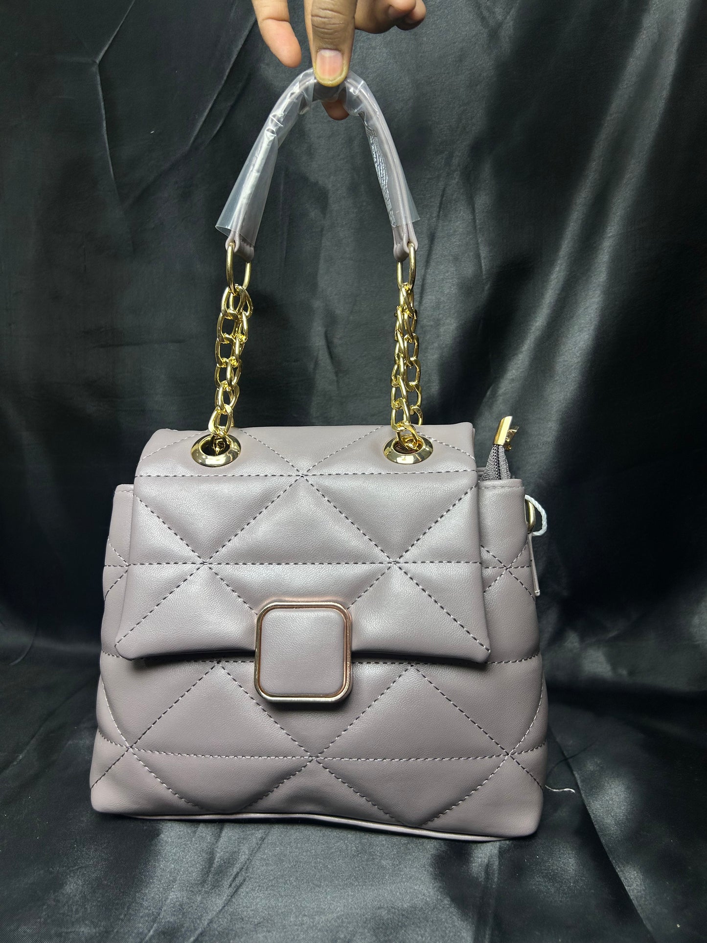 Velvette Luxe Chain Bag