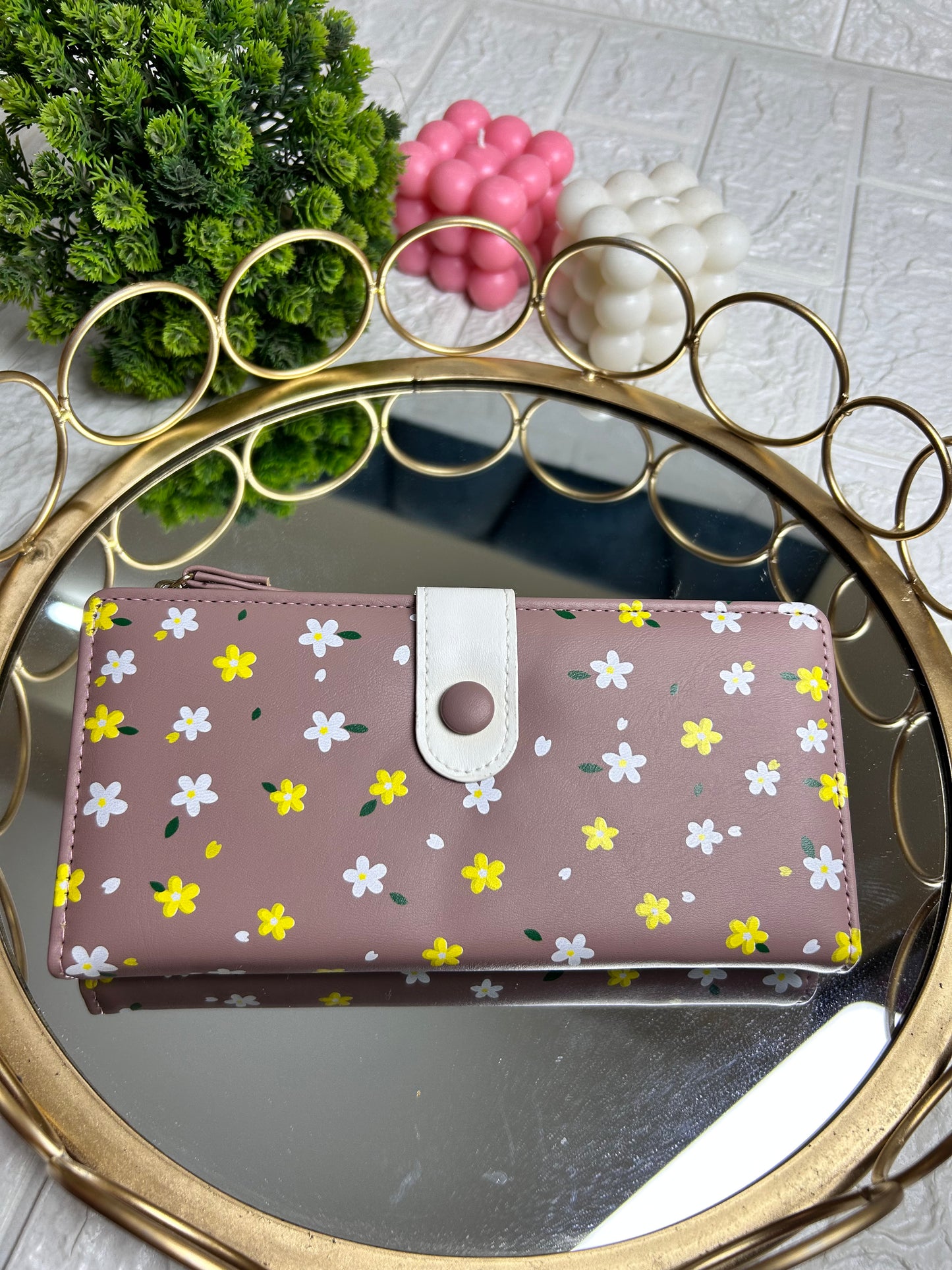 BlossomBloom Floral Wallet