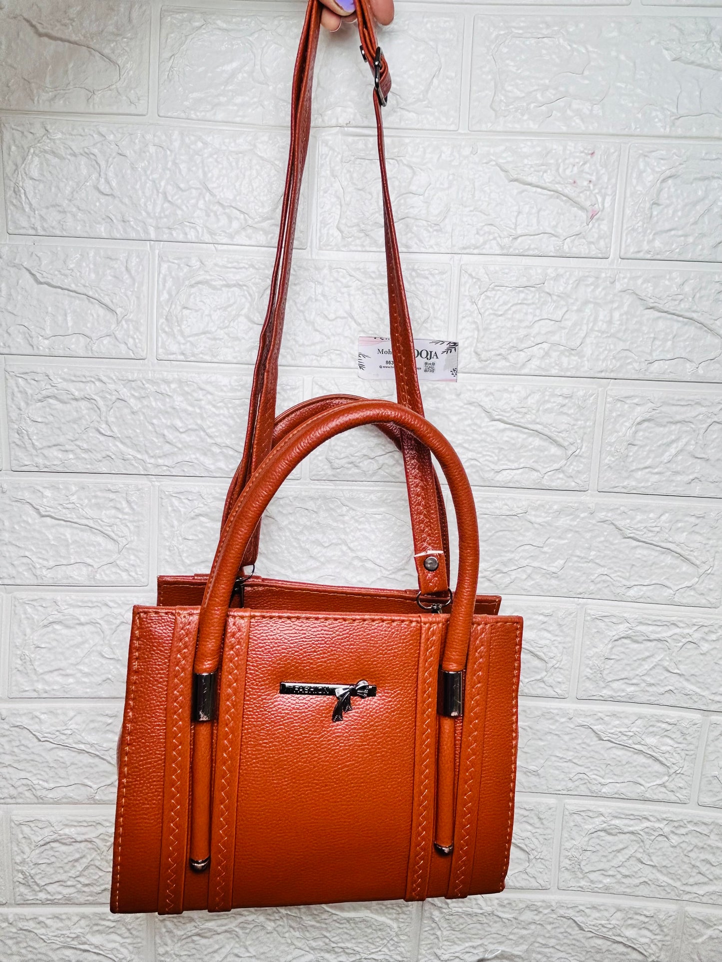 Handbag with sling bag