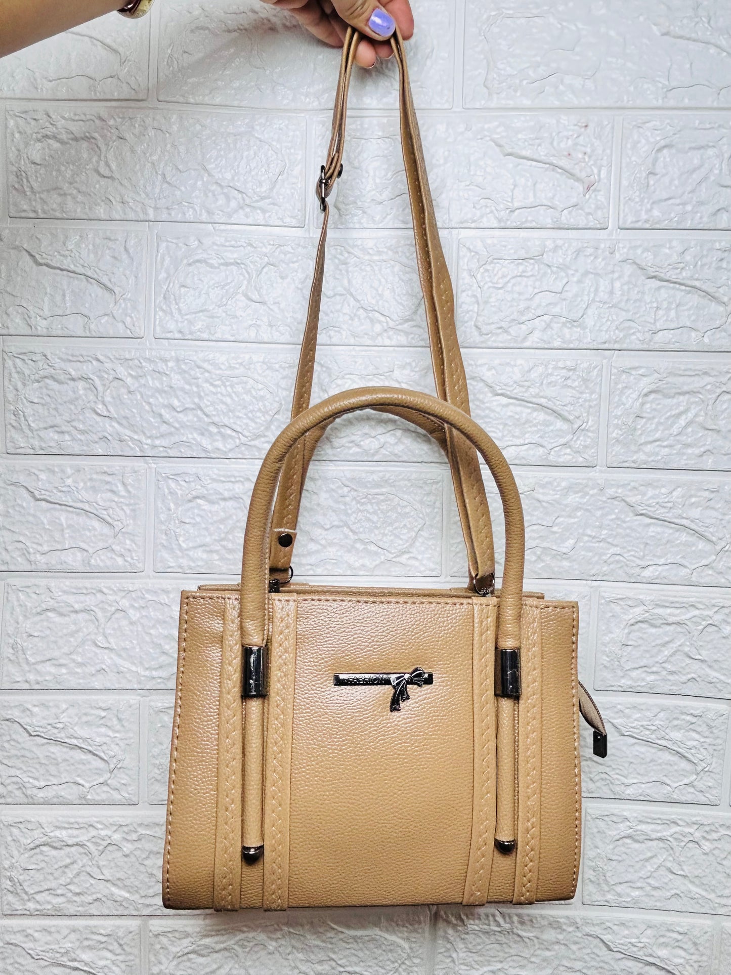 Handbag with sling bag