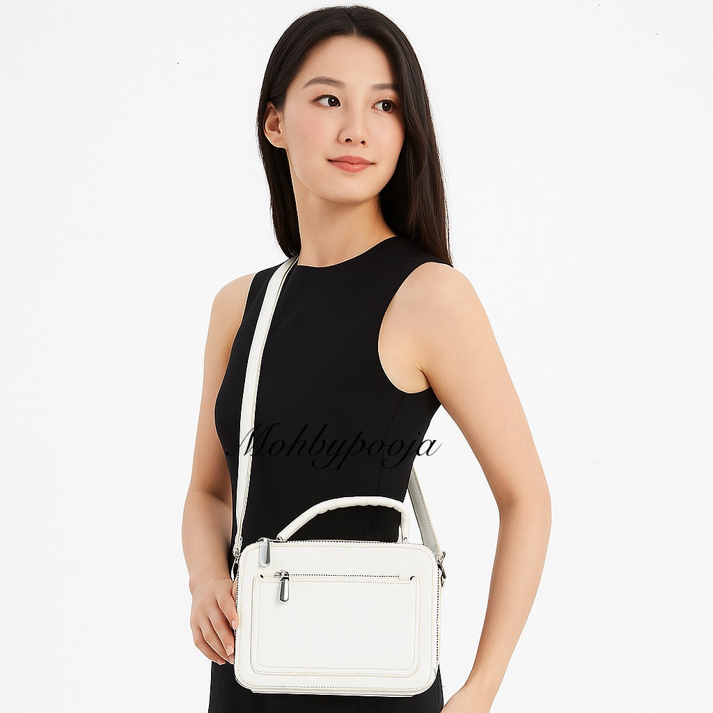 White Sling bag