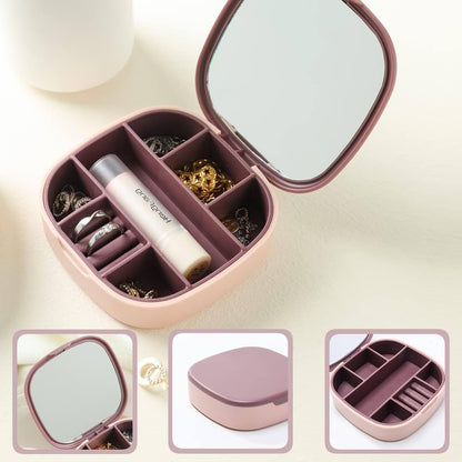 GlamNest Travel Jewellery Box