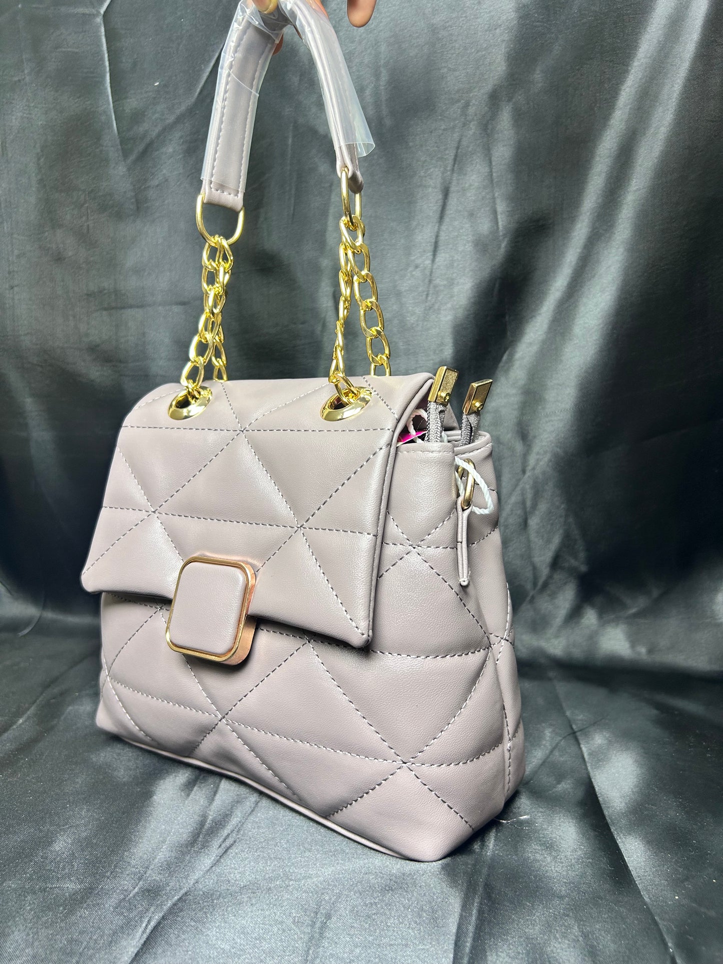 Velvette Luxe Chain Bag
