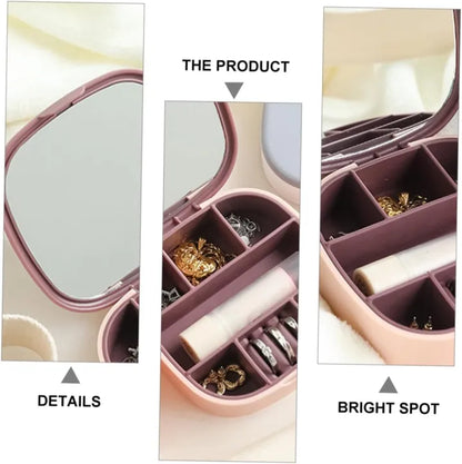 GlamNest Travel Jewellery Box