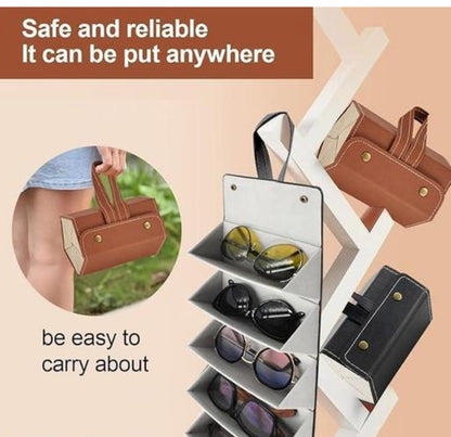 TriFold / Fivefold Travel Sunglass Organizer Case