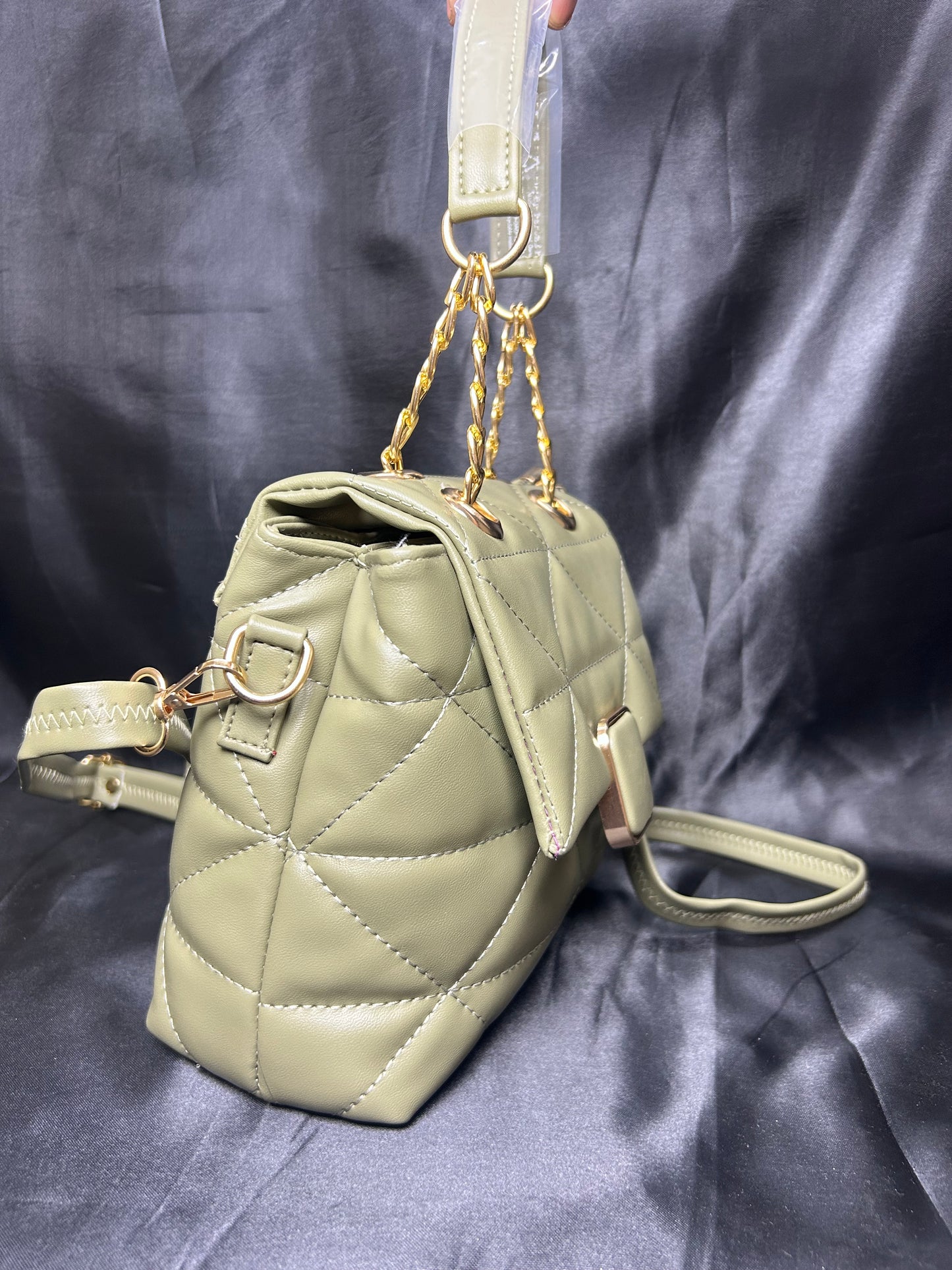 Velvette Luxe Chain Bag