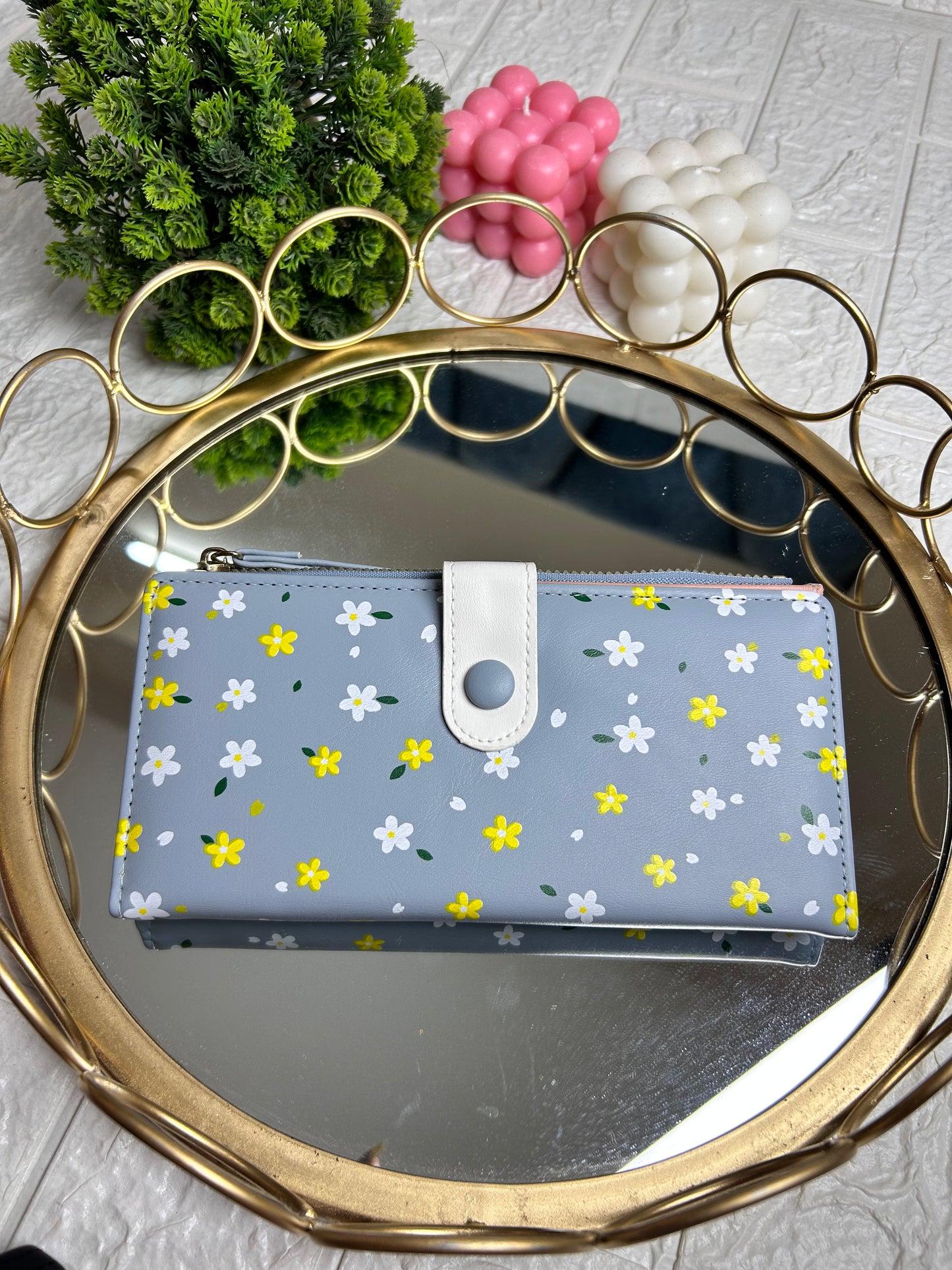 BlossomBloom Floral Wallet