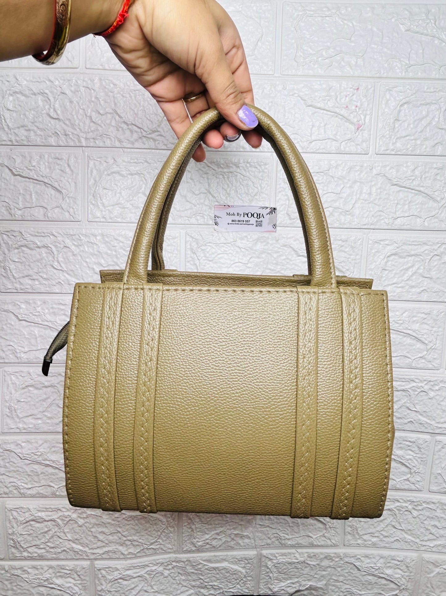Handbag with sling bag