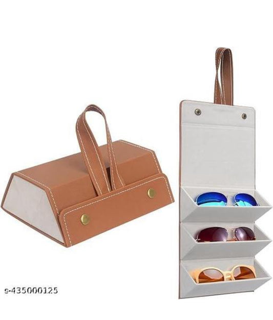 TriFold / Fivefold Travel Sunglass Organizer Case