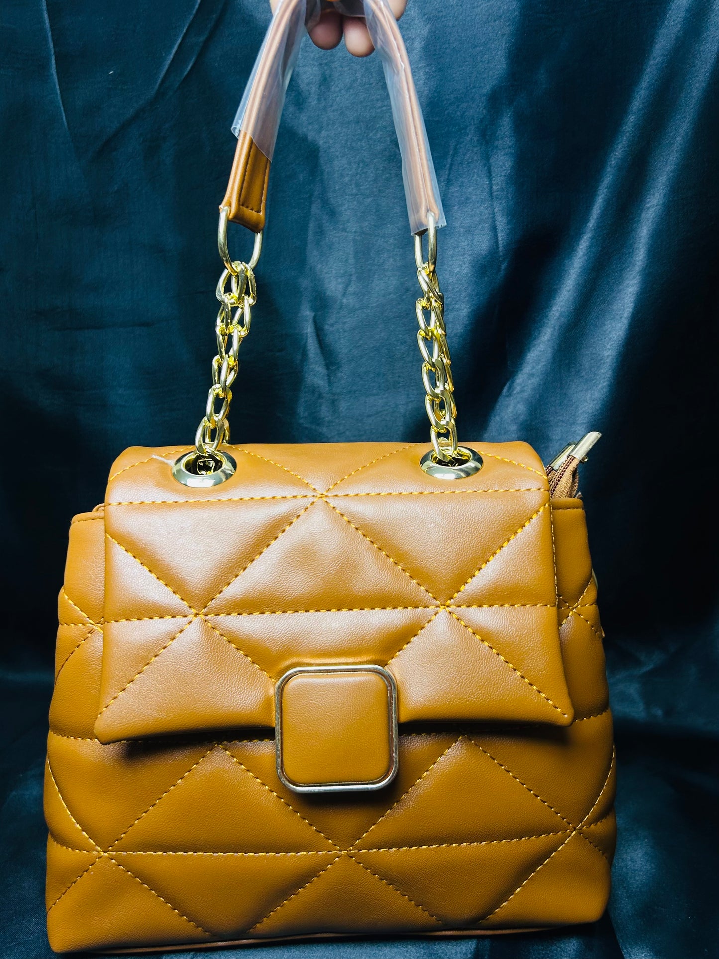 Velvette Luxe Chain Bag