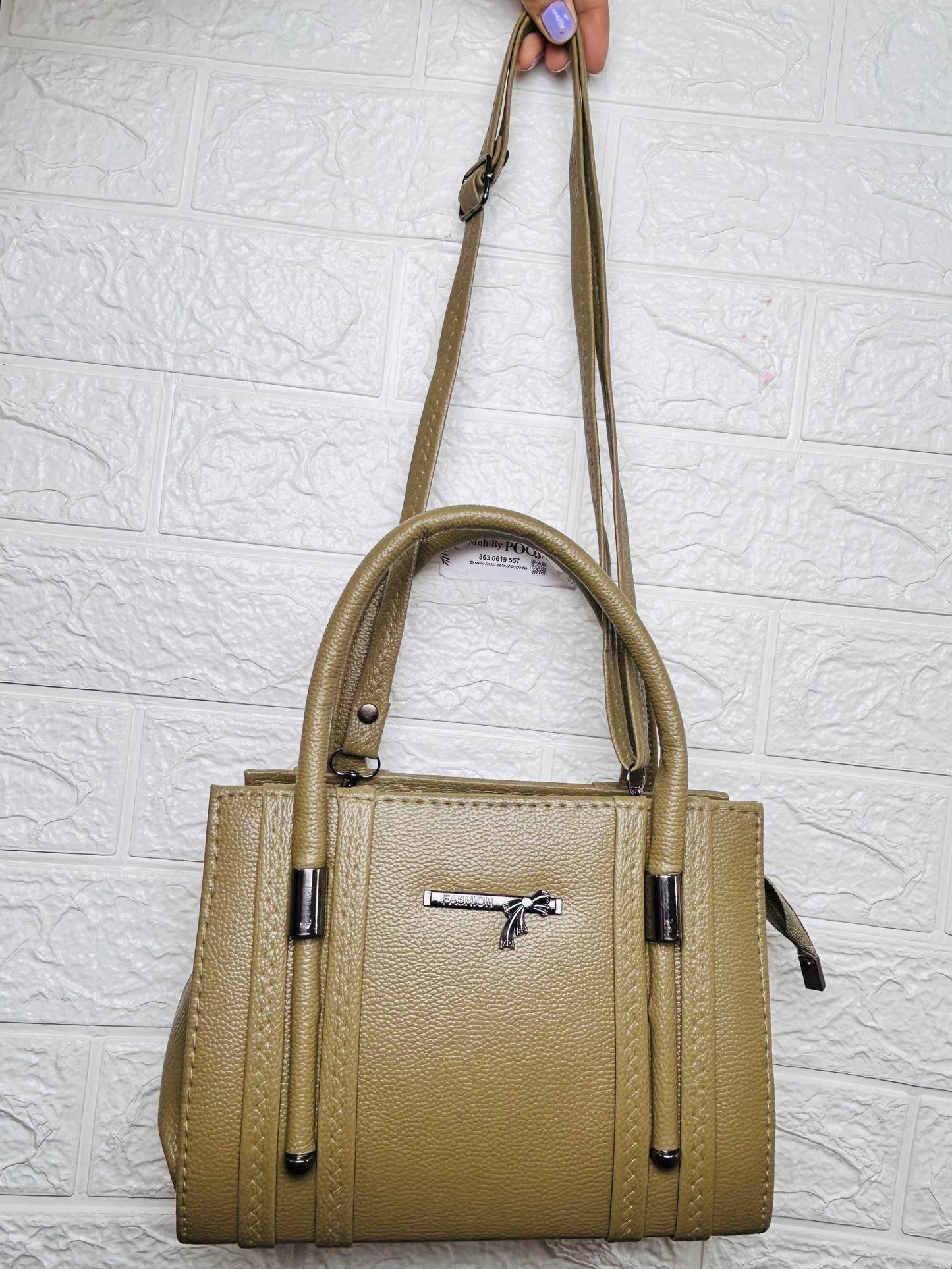 Handbag with sling bag