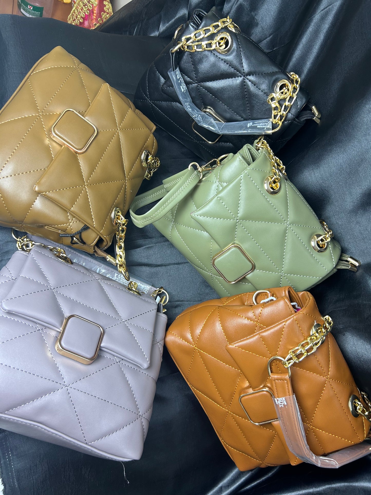 Velvette Luxe Chain Bag