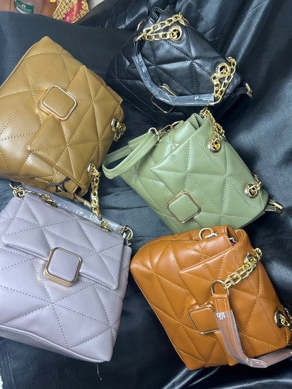 Velvette Luxe Chain Bag
