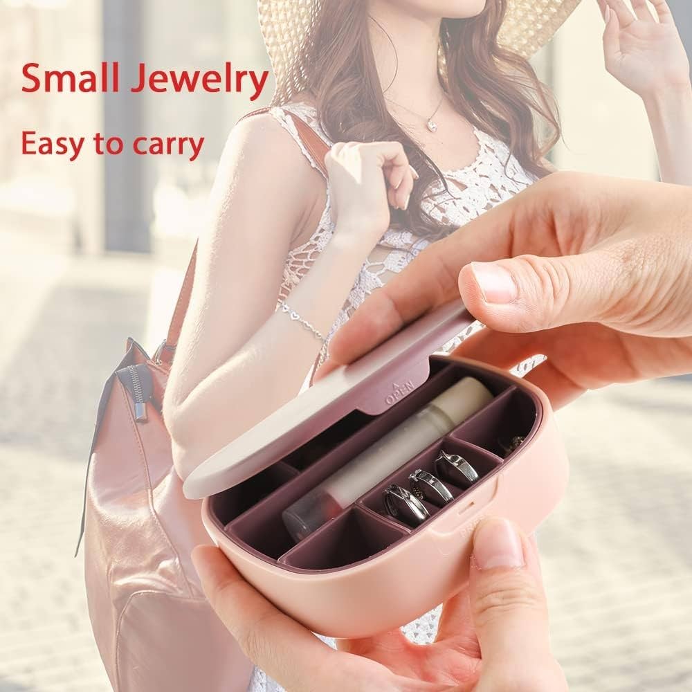 GlamNest Travel Jewellery Box
