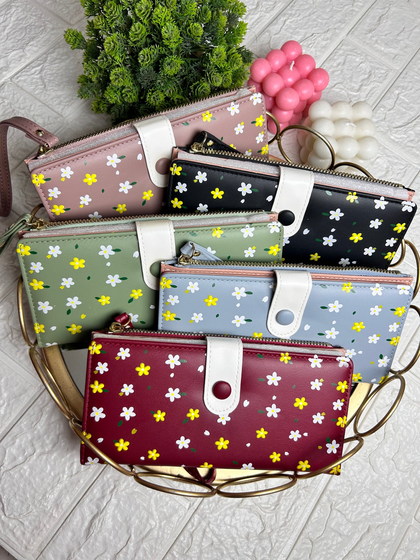 BlossomBloom Floral Wallet
