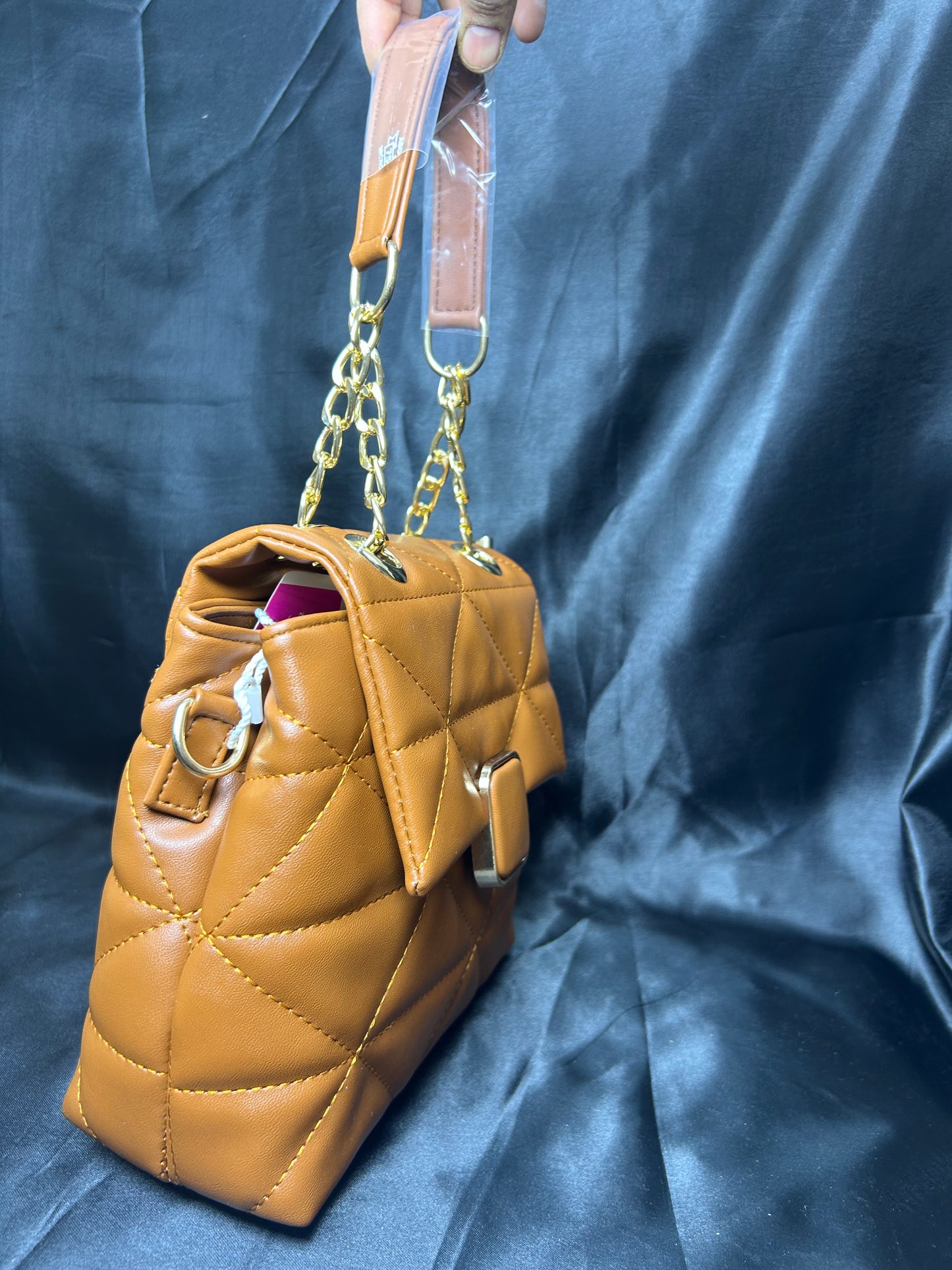 Velvette Luxe Chain Bag