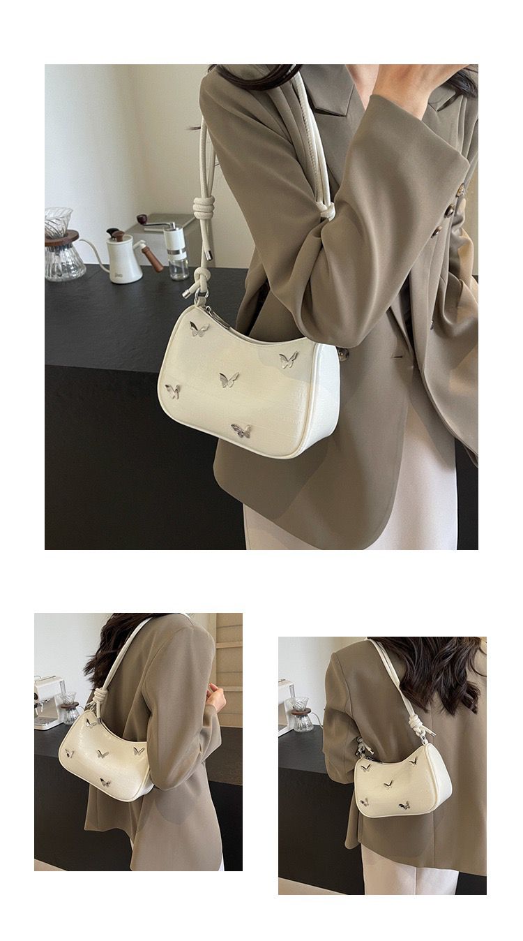 Butterfly Charm Shoulder Bag