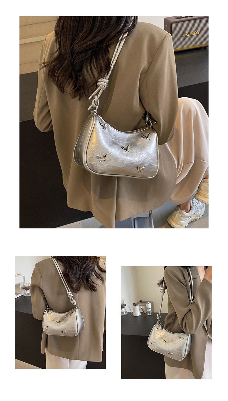 Butterfly Charm Shoulder Bag