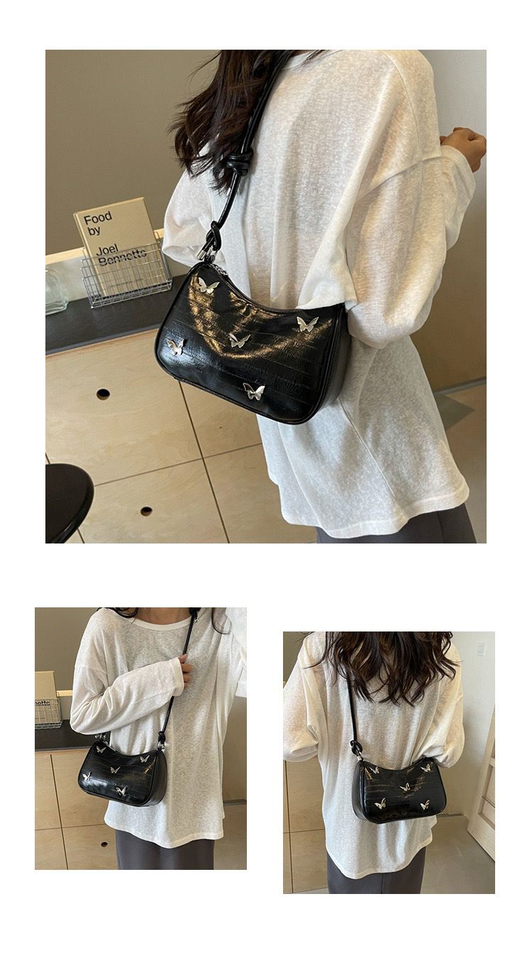 Butterfly Charm Shoulder Bag